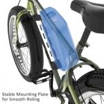 YASCO Ebike Battery Base Bottom Holder for Electric Bike Battery Mounting Plate Bracket with Connector for Polly DP-5 6 7 9 (5 PINS)