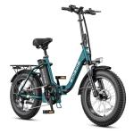 ENGWE 1125W Electric Bike for Adults, L20 2.0 20''×3.0'' Fat Tire Electric Bicycle 52V 13Ah Removable Battery Max Range 68Miles & 28MPH for Urban Commuters (L20 2.0, Green)