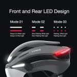 Lumos Ultra E-Bike Smart Helmet | NTA 8776 Certified | Front & Rear LED Lights | Retractable Face Shield | App Controlled | EBike, Scooter, Cycling, Bicycle | Adults, Men Women