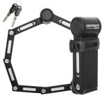 Kryptonite Keeper Mini Folding Bike Lock, Compact Lightweight High Security Anti-Theft Foldable Bicycle Lock with 2 Keys and Mount for E-Bikes Scooter Road Mountain Bikes, 80cm (31.5 in)