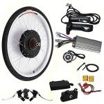 Gdrasuya10 26" Electric Bicycle Rear Wheel E-Bike Conversion Kit 48V 1000W Bicycle Cycle E-Bike Powerful Hub Motor Kit with Intelligent Controller and PAS System for Road Bike (26'' 48V 1000W)