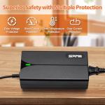 54.6V 2A Charger for 48V eBike Battery Compatible with Lectric XP 1.0/2.0/3.0,Lectric XPremium, Eahora X5, Himiway Cruiser, Ride1Up Core-5, Input Voltage AC120V 2.1mm DC Plug Power Adapter