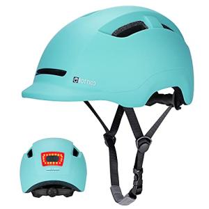 GROTTICO Adult Bike Helmet with Light - Dual Certified for Bicycle Scooter Skateboard Road Cycling Skating Helmet