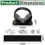 Bicycle Rear Wheel Holder, Rear Wheel Rack Mount, Road Bike Tire Bracket Holder Carrier Fits Mountain Bikes, Road Bicycles & EBikes, Black