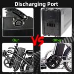 CXZCXZ 48V Ebike Battery 250W/350W/500W/700W/900W/1000W Lithium Battery for Folding Electric Bikes,Ebike Replacement Batteries with 2A Fast Charger,Safety Lock. (48V 20AH (with Charger)