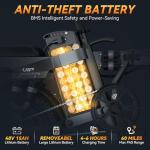 DTTZH 1000W Folding Electric E Bike for Adults, 28MPH Commuter 14" Folding Ebike, 750W Motor Foldable Electric E-Bike, 48V 15Ah Removable Battery UL 2849 Certified, 60 Miles PAS Range (Black)