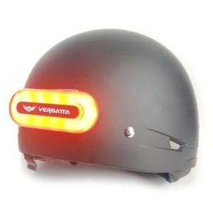 VERSATTA LED Helmet Light, Motorcycle Helmet Light, Bike Bicycle Rear Red Safety Light for Night Riding, Warning Tail Rechargeable Light with Type-C Cable