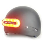 VERSATTA LED Helmet Light, Motorcycle Helmet Light, Bike Bicycle Rear Red Safety Light for Night Riding, Warning Tail Rechargeable Light with Type-C Cable