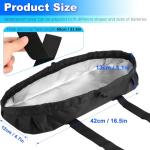 Easecos Ebike Battery Protective Cover Electric Bicycle Waterproof Battery Bag Anti Mud Dustproof Protection Sleeve Case with Drawstring and Fastening Strap, Ebike Accessories