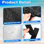 Easecos Ebike Battery Protective Cover Electric Bicycle Waterproof Battery Bag Anti Mud Dustproof Protection Sleeve Case with Drawstring and Fastening Strap, Ebike Accessories