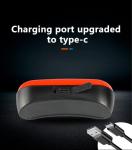 VERSATTA LED Helmet Light, Motorcycle Helmet Light, Bike Bicycle Rear Red Safety Light for Night Riding, Warning Tail Rechargeable Light with Type-C Cable