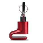 UP Security Disc Brake Lock for Motorcycle Accessories Heavy Duty Bike Bicycle Anti Theft Lock Compact Electric Scooter Ebike Powersports Wheel Hover Disc Locks (Red)