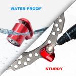 UP Security Disc Brake Lock for Motorcycle Accessories Heavy Duty Bike Bicycle Anti Theft Lock Compact Electric Scooter Ebike Powersports Wheel Hover Disc Locks (Red)