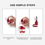 UP Security Disc Brake Lock for Motorcycle Accessories Heavy Duty Bike Bicycle Anti Theft Lock Compact Electric Scooter Ebike Powersports Wheel Hover Disc Locks (Red)