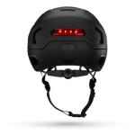 Bern Hudson Commuter Bike Helmet with MIPS, Rated for E-Bike, Integrated LED Rear Light and U-Lock Compatibility, MIPS Matte Black, Large