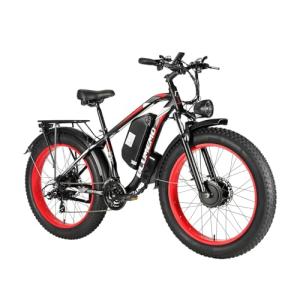 BLUMEMO Electric Bike for Adults 1000W, Removable 48V/17.5AH Battery E-Bike, Max 31Mph,Fat Tire Electric Bicycle 26" 4.0 for Trail Riding/Excursion/Commute 21-Speed Shifting UL and GCC Certified