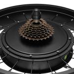 AW 20"x4" Fat Tire 48V Ebike Electric Rear Wheel Bicycle Kit Electric Bike Conversion Kit LCD Display 1000W Hub Motor Kit Dual Mode Controller