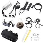 AW 20"x4" Fat Tire 48V Ebike Electric Rear Wheel Bicycle Kit Electric Bike Conversion Kit LCD Display 1000W Hub Motor Kit Dual Mode Controller