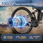 Vivi M026TGB Folding Electric Mountain Bike