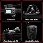 Rakowe Electric Bike for Adults, 750W/1000W Peak Motor with Max 45/60Miles PAS Range & 28/32MPH EBike, 16" Folding Electric Bicycles with 720/960Wh Removable Battery