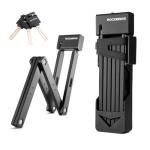 ROCKBROS Folding Bike Lock with 3 Keys - 3.79lb Heavy Duty Anti Theft Secure Guard for Bicycle Motorcycle e-Bike