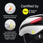 Lumos Ultra Smart Bike Helmet | Customizable Front and Back LED Lights with Turn Signals | Road Bicycle Helmets for Adults: Men, Women (MIPS)