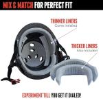 Triple Eight THE Certified Sweatsaver Helmet for Skateboarding, BMX, and Roller Skating, Black Rubber, Large / X-Large