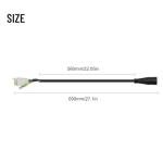 60Cm E-Bike Motor Extension Cable, 9 Pin Female Adapter Extension, Waterproof Wheel Motor Extension Cable Conversion Kit For Electric Bike Female To Male Wire E-Bike Accessory