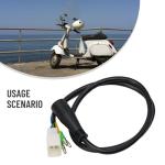 60Cm E-Bike Motor Extension Cable, 9 Pin Female Adapter Extension, Waterproof Wheel Motor Extension Cable Conversion Kit For Electric Bike Female To Male Wire E-Bike Accessory