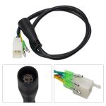 60Cm E-Bike Motor Extension Cable, 9 Pin Female Adapter Extension, Waterproof Wheel Motor Extension Cable Conversion Kit For Electric Bike Female To Male Wire E-Bike Accessory