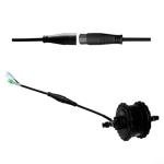 60Cm E-Bike Motor Extension Cable, 9 Pin Female Adapter Extension, Waterproof Wheel Motor Extension Cable Conversion Kit For Electric Bike Female To Male Wire E-Bike Accessory