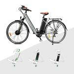 Yose Power UL 2271 Ebike Battery 48V 13Ah Silver Fish Pedelec for Max 700W Motor, Electric Bicycle Lithium-Ion Battery, USB Output, Safe Lock, Led Indicator Light, with Base and Charger