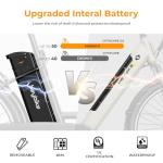 Heybike Cityscape 2.0 Electric Bike for Adults with 1000W Motor Peak,468Wh Removable Battery and up to 50Miles 24MPH,UL Certified 26" Electric Commuter Bike with 7-Speed and Front Suspension.