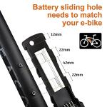 Yose Power UL 2271 Ebike Battery 48V 13Ah Down Tube Battery for 200W-1000W Motor with USB Port, Electric Bicycle Lithium-Ion, Safe Lock, Led Indicator Light, Smart Charger