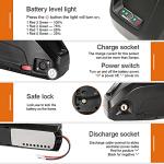 Yose Power UL 2271 Ebike Battery 48V 13Ah Down Tube Battery for 200W-1000W Motor with USB Port, Electric Bicycle Lithium-Ion, Safe Lock, Led Indicator Light, Smart Charger