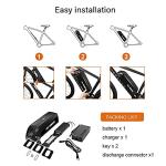 Yose Power UL 2271 Ebike Battery 48V 13Ah Down Tube Battery for 200W-1000W Motor with USB Port, Electric Bicycle Lithium-Ion, Safe Lock, Led Indicator Light, Smart Charger