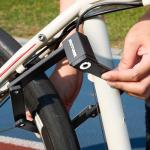 Sigtuna 2025 Updated Compact Folding Bike Lock, Hardened Steel, Lightweight with Easy Mounting, Foldable Lock for Bicycle, Electric Bike, Baby Stroller, Outdoor Equipments - Black