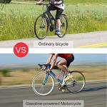 IMAYCC Bike Motor Kit 80cc Motorized Bike Kit 2 Stroke Gas Bicycle Engine Conversion Kit Fit for 26-28" Bikes (80CC Silver)