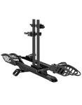 Young Bike Rack Hitch for Car - 2-Bike Heavy Duty Platform Carrier with 200lb Capacity, Smart Tilting & Easy Fold for SUV, Minivan and RV, Fits 5-Inch Fat Tires.