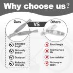 2 Pack Bicycle Spoke Reflectors for Ebikes, Bike Wheel Reflectors Bicycle Spoke Reflector, Bike Wheel Reflectors for Adult Bikes, Bicycle Spoke Reflectors for Adult Bikes, Bike Spoke Reflectors