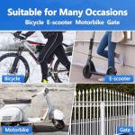 Folding Bike Lock - Award Winning Patented Lightweight High Security Bicycle Lock - Heavy Duty Anti Theft Smart Secure Guard with Key and Case for Bikes or Scooter