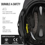 LUMDEER Smart Bike Helmet,Ebike Helmet Front & Rear LED Lights with Turn Signals,Removable Magnetic Goggle,E Bike,Electric Scooter Helmet for Urban Commuter,Road Bicycle Helmets for Men Women