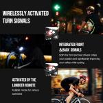 LUMDEER Smart Bike Helmet,Ebike Helmet Front & Rear LED Lights with Turn Signals,Removable Magnetic Goggle,E Bike,Electric Scooter Helmet for Urban Commuter,Road Bicycle Helmets for Men Women