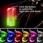 Bike Wheel Lights Rechargeable(2pack), Bike Spoke Lights Weatherproof, Adults Kids Bike Lights for Wheels 7-Color Variable, Motion Sensor,Fit All Wheel Sizes of Bike,Toddler Balance Bicycle, E-Bike