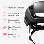 Lumos Ultra Smart Bike Helmet | Customizable Front and Back LED Lights with Turn Signals | Road Bicycle Helmets for Adults: Men, Women (Without MIPS)