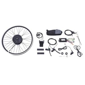 Treliamd Electric Bike Conversion Kit, 36V 500W 24" Front Wheel Powerful Motor E-Bike Conversion Kit for Assembling and Converting The 24in Front Wheel of a Bicycle