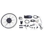 Treliamd Electric Bike Conversion Kit, 36V 500W 24" Front Wheel Powerful Motor E-Bike Conversion Kit for Assembling and Converting The 24in Front Wheel of a Bicycle