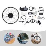 Treliamd Electric Bike Conversion Kit, 36V 500W 24" Front Wheel Powerful Motor E-Bike Conversion Kit for Assembling and Converting The 24in Front Wheel of a Bicycle
