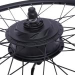 Treliamd Electric Bike Conversion Kit, 36V 500W 24" Front Wheel Powerful Motor E-Bike Conversion Kit for Assembling and Converting The 24in Front Wheel of a Bicycle