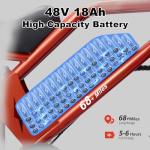 HAPPYRUN Electric Bike for Adults, 2000W/1500W Motor, 48V 25Ah/18Ah Removable Battery, 20" Fat Tire Ebike, 7-Speed Transmission, Up to 32MPH and 68+ Miles Range, All-Terrain E-Bike (G52)